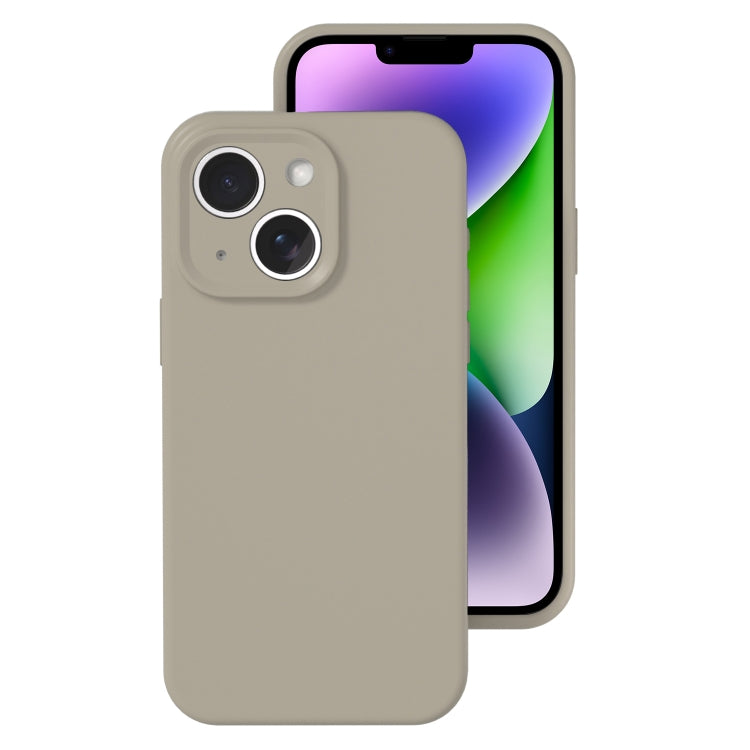 Precise Hole Liquid Silicone Jelly Color Full Coverage Phone Case, For iPhone 15 Plus, For iPhone...