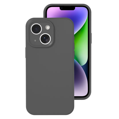 Precise Hole Liquid Silicone Jelly Color Full Coverage Phone Case, For iPhone 15 Plus, For iPhone...