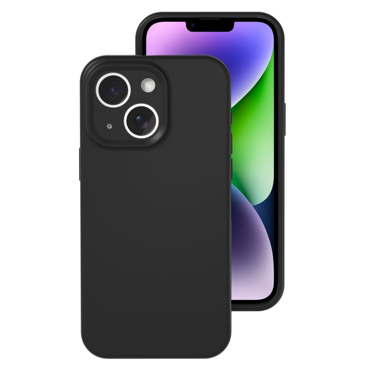 Precise Hole Liquid Silicone Jelly Color Full Coverage Phone Case, For iPhone 15 Plus, For iPhone...