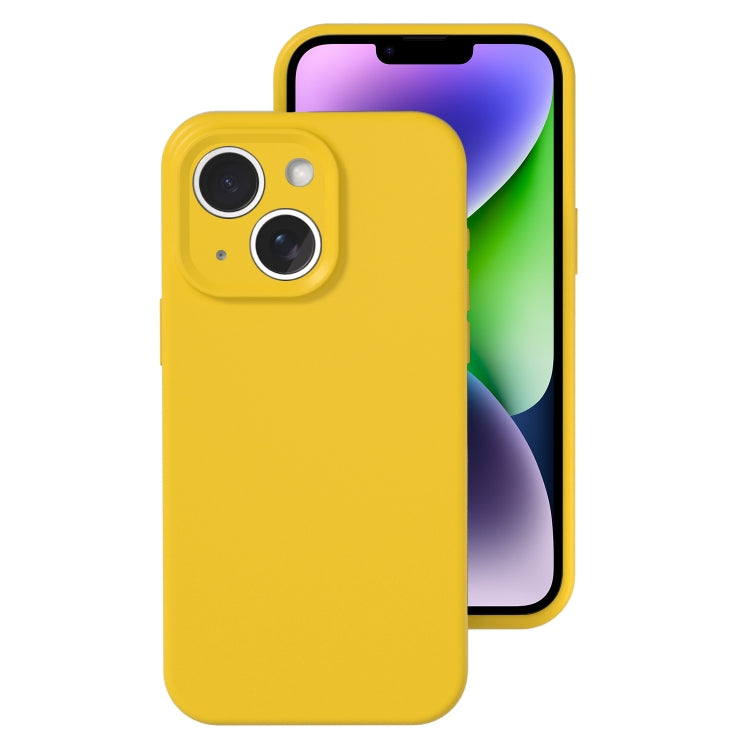 Precise Hole Liquid Silicone Jelly Color Full Coverage Phone Case, For iPhone 15 Plus, For iPhone...