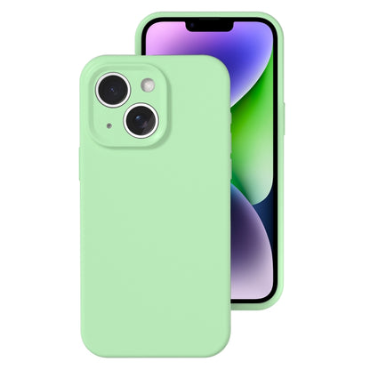 Precise Hole Liquid Silicone Jelly Color Full Coverage Phone Case, For iPhone 15 Plus, For iPhone...