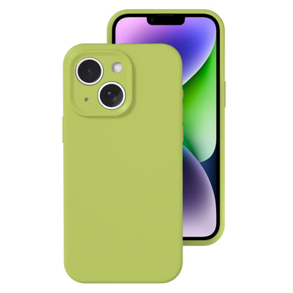 Precise Hole Liquid Silicone Jelly Color Full Coverage Phone Case, For iPhone 15 Plus, For iPhone...