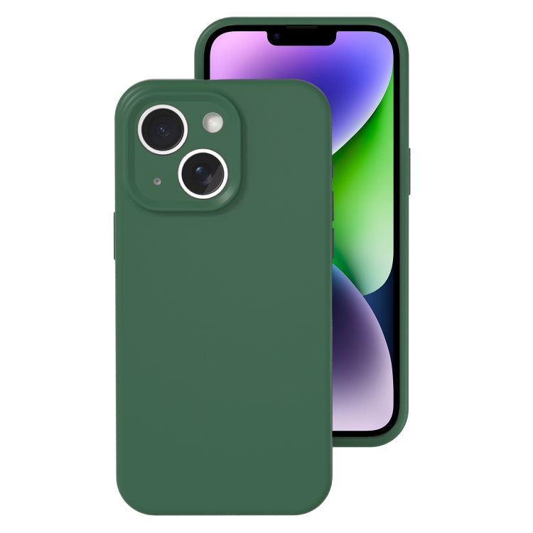 Precise Hole Liquid Silicone Jelly Color Full Coverage Phone Case, For iPhone 15 Plus, For iPhone...