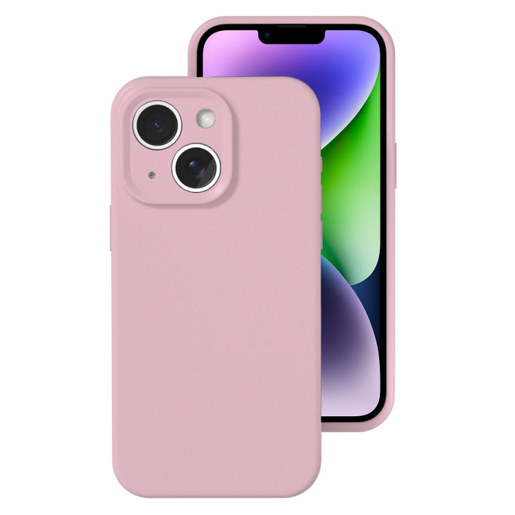 Precise Hole Liquid Silicone Jelly Color Full Coverage Phone Case, For iPhone 15 Plus, For iPhone...