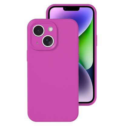 Precise Hole Liquid Silicone Jelly Color Full Coverage Phone Case, For iPhone 15 Plus, For iPhone...