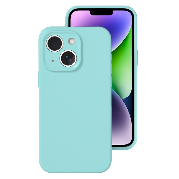 Precise Hole Liquid Silicone Jelly Color Full Coverage Phone Case, For iPhone 15 Plus, For iPhone...
