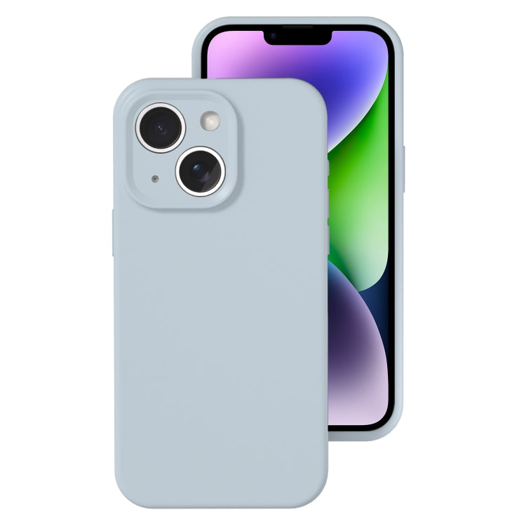 Precise Hole Liquid Silicone Jelly Color Full Coverage Phone Case, For iPhone 15 Plus, For iPhone...