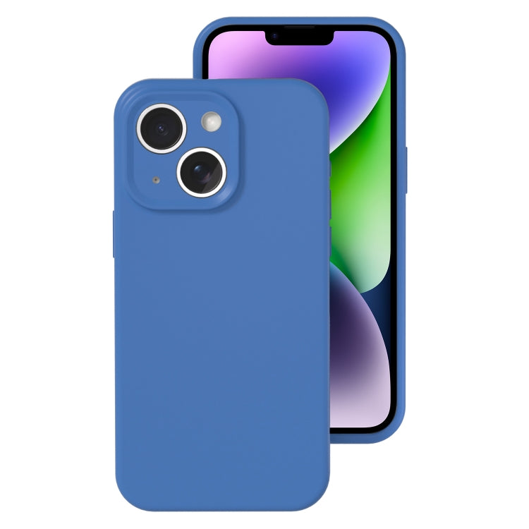 Precise Hole Liquid Silicone Jelly Color Full Coverage Phone Case, For iPhone 15 Plus, For iPhone...