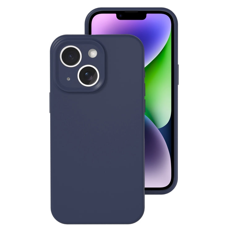 Precise Hole Liquid Silicone Jelly Color Full Coverage Phone Case, For iPhone 15 Plus, For iPhone...