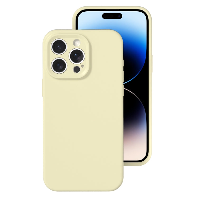 Precise Hole Liquid Silicone Jelly Color Full Coverage Phone Case, For iPhone 14, For iPhone 14 P...