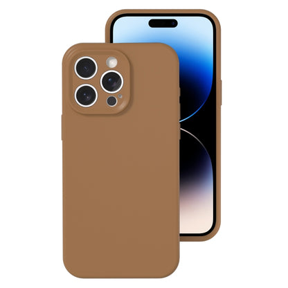 Precise Hole Liquid Silicone Jelly Color Full Coverage Phone Case, For iPhone 14, For iPhone 14 P...