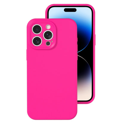 Precise Hole Liquid Silicone Jelly Color Full Coverage Phone Case, For iPhone 14, For iPhone 14 P...