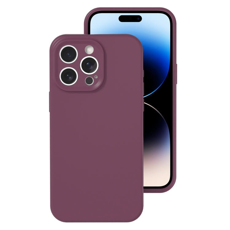 Precise Hole Liquid Silicone Jelly Color Full Coverage Phone Case, For iPhone 14, For iPhone 14 P...