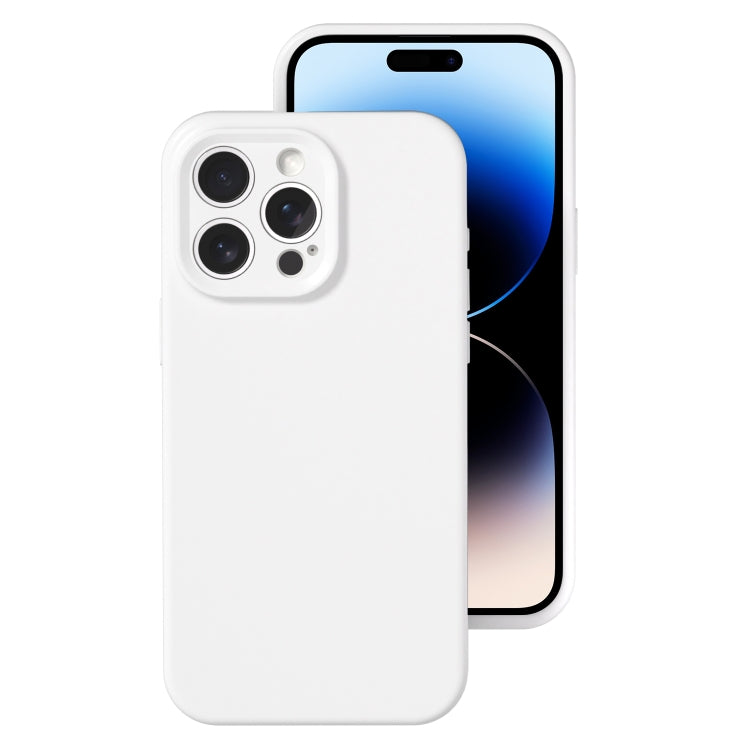 Precise Hole Liquid Silicone Jelly Color Full Coverage Phone Case, For iPhone 14, For iPhone 14 P...