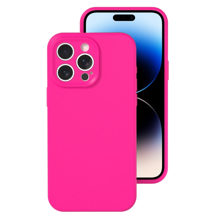 Precise Hole Liquid Silicone Jelly Color Full Coverage Phone Case, For iPhone 14, For iPhone 14 P...