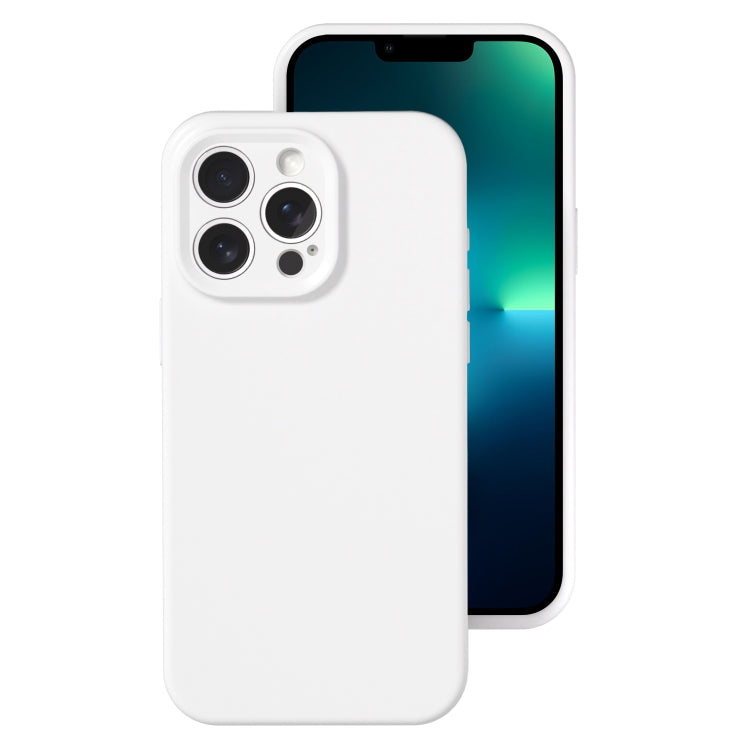 Precise Hole Liquid Silicone Jelly Color Full Coverage Phone Case, For iPhone 13 Pro Max���������...