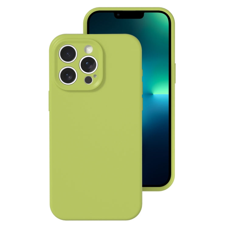 Precise Hole Liquid Silicone Jelly Color Full Coverage Phone Case, For iPhone 13 Pro Max���������...
