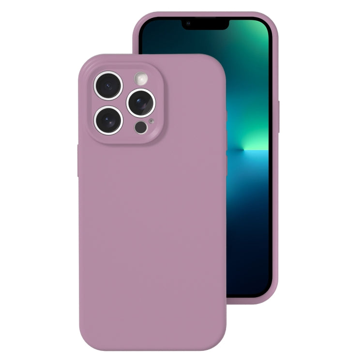 Precise Hole Liquid Silicone Jelly Color Full Coverage Phone Case, For iPhone 13 Pro Max���������...