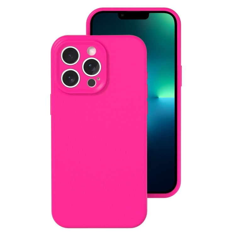 Precise Hole Liquid Silicone Jelly Color Full Coverage Phone Case, For iPhone 13 Pro Max���������...