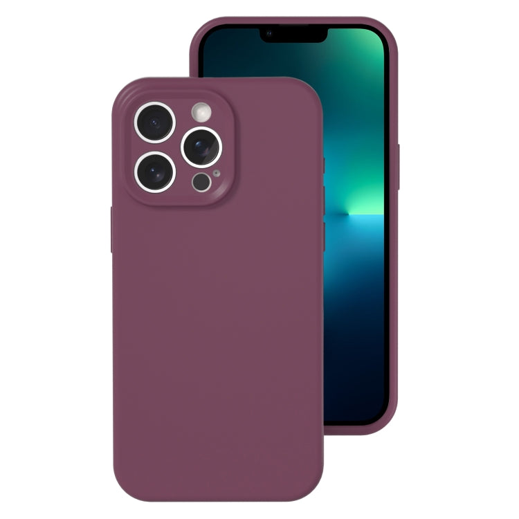 Precise Hole Liquid Silicone Jelly Color Full Coverage Phone Case, For iPhone 13 Pro Max���������...