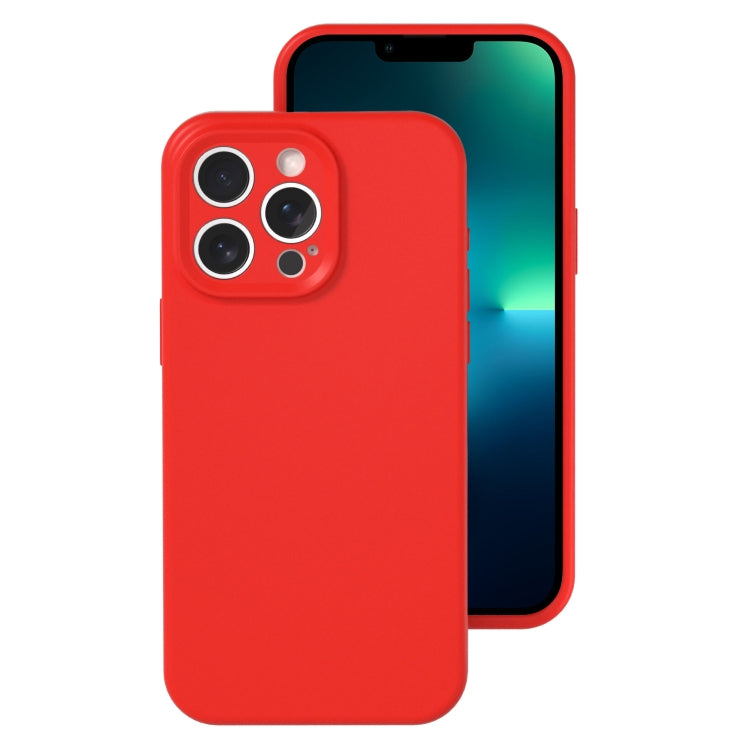 Precise Hole Liquid Silicone Jelly Color Full Coverage Phone Case, For iPhone 13 Pro Max���������...
