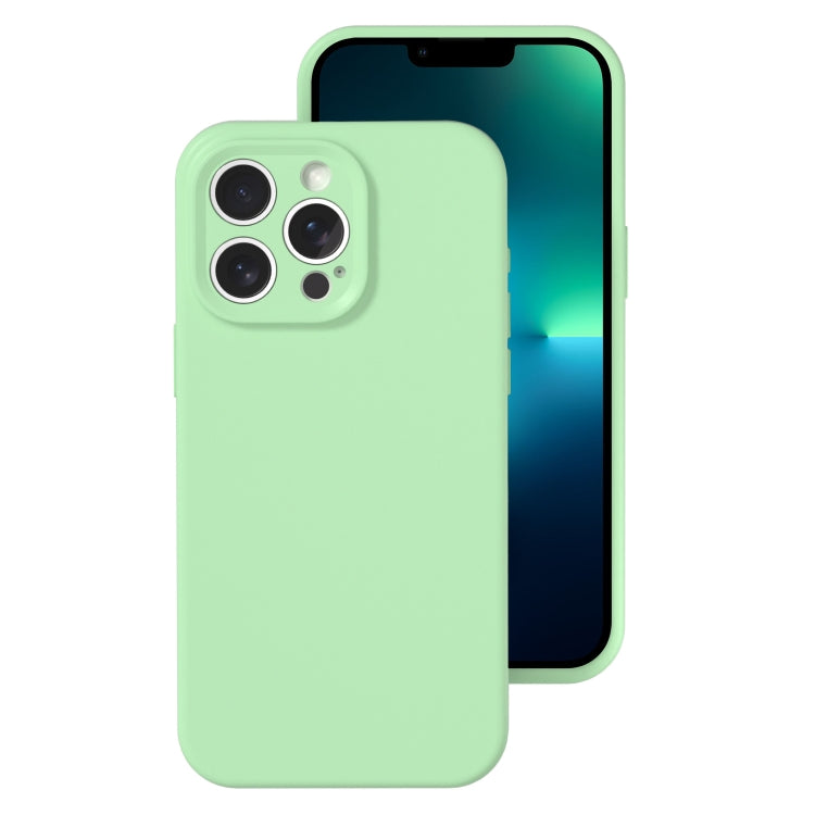 Precise Hole Liquid Silicone Jelly Color Full Coverage Phone Case, For iPhone 13 Pro Max���������...
