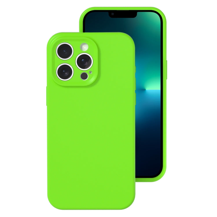Precise Hole Liquid Silicone Jelly Color Full Coverage Phone Case, For iPhone 13 Pro Max���������...