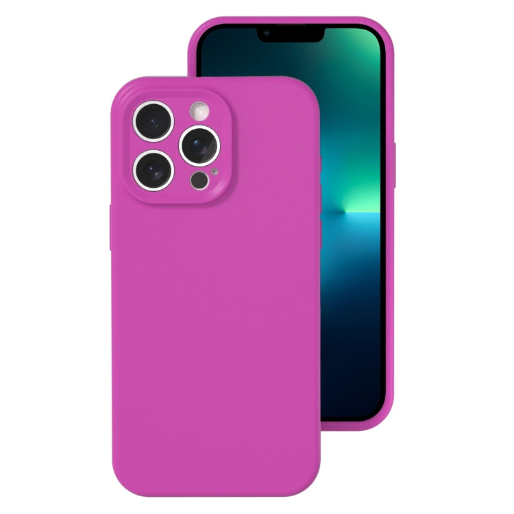Precise Hole Liquid Silicone Jelly Color Full Coverage Phone Case, For iPhone 13 Pro Max���������...