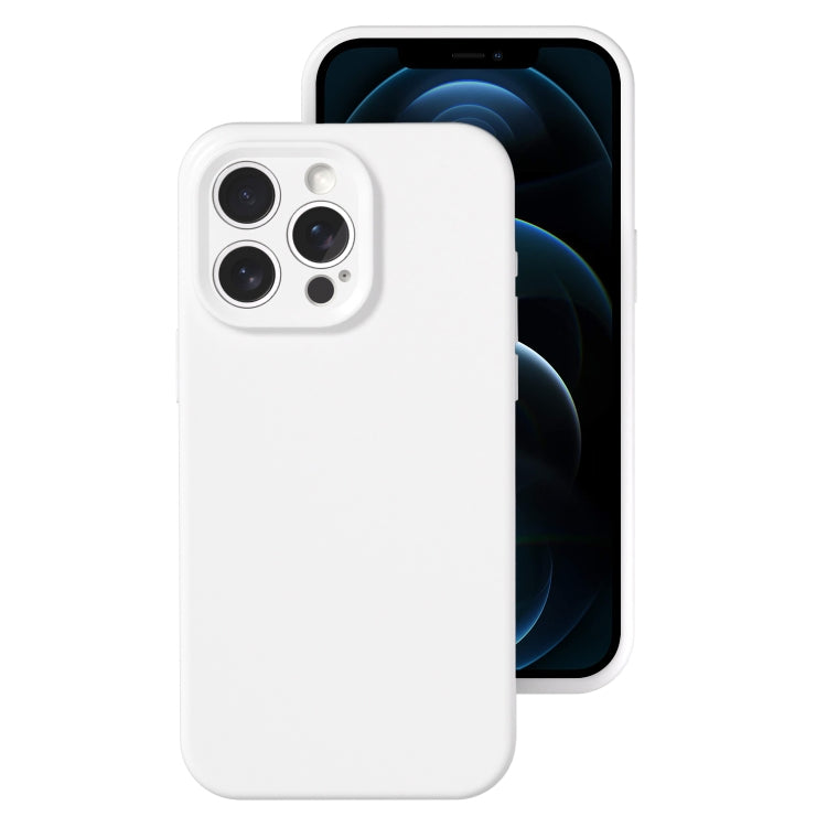 Precise Hole Liquid Silicone Jelly Color Full Coverage Phone Case, For iPhone 12�����������������...