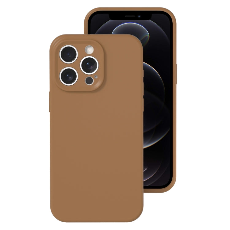 Precise Hole Liquid Silicone Jelly Color Full Coverage Phone Case, For iPhone 12�����������������...