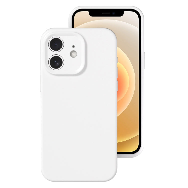 Precise Hole Liquid Silicone Jelly Color Full Coverage Phone Case, For iPhone 12�����������������...