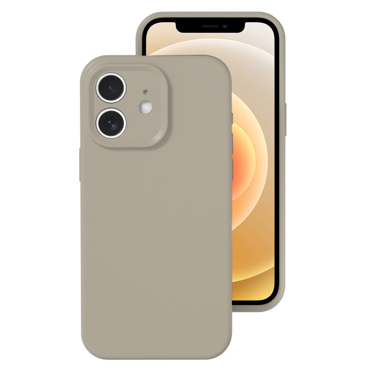 Precise Hole Liquid Silicone Jelly Color Full Coverage Phone Case, For iPhone 12�����������������...
