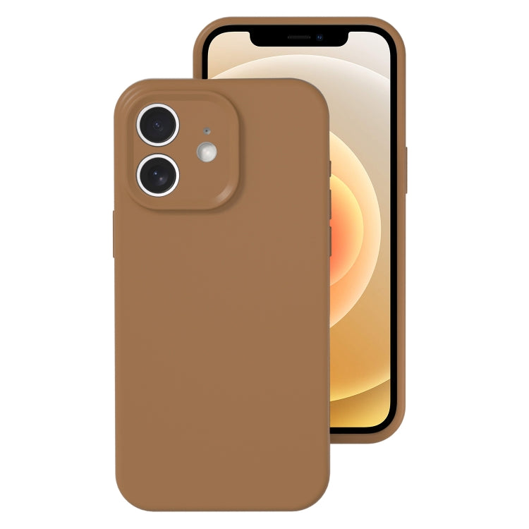 Precise Hole Liquid Silicone Jelly Color Full Coverage Phone Case, For iPhone 12�����������������...