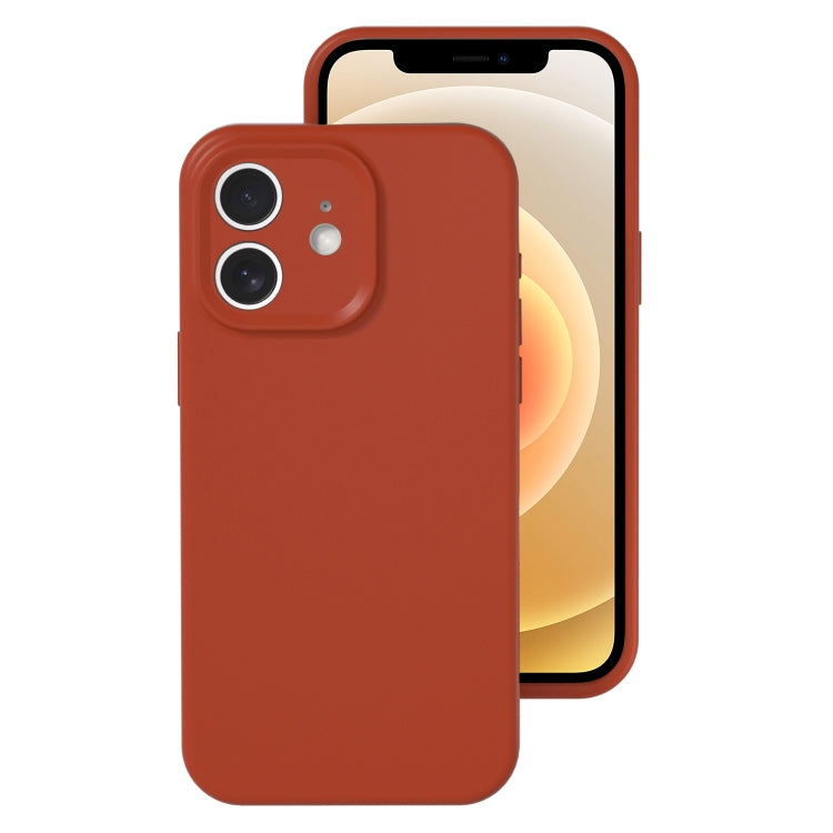 Precise Hole Liquid Silicone Jelly Color Full Coverage Phone Case, For iPhone 12�����������������...