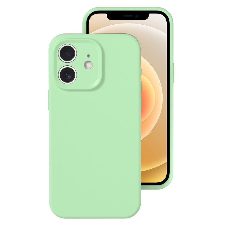 Precise Hole Liquid Silicone Jelly Color Full Coverage Phone Case, For iPhone 12�����������������...