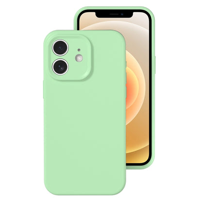 Precise Hole Liquid Silicone Jelly Color Full Coverage Phone Case, For iPhone 12�����������������...