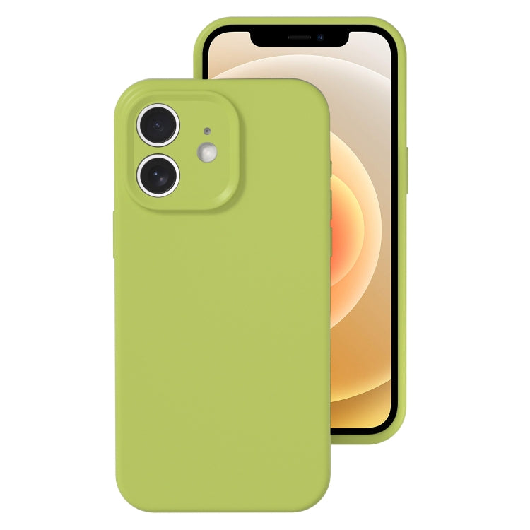 Precise Hole Liquid Silicone Jelly Color Full Coverage Phone Case, For iPhone 12�����������������...