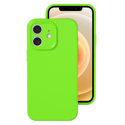 Precise Hole Liquid Silicone Jelly Color Full Coverage Phone Case, For iPhone 12�����������������...