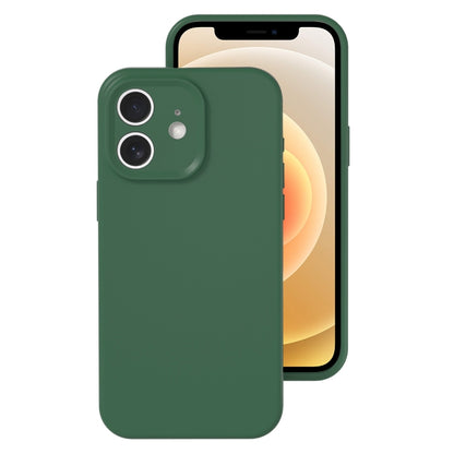Precise Hole Liquid Silicone Jelly Color Full Coverage Phone Case, For iPhone 12�����������������...