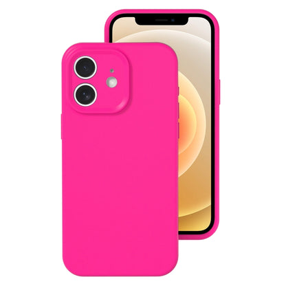 Precise Hole Liquid Silicone Jelly Color Full Coverage Phone Case, For iPhone 12�����������������...