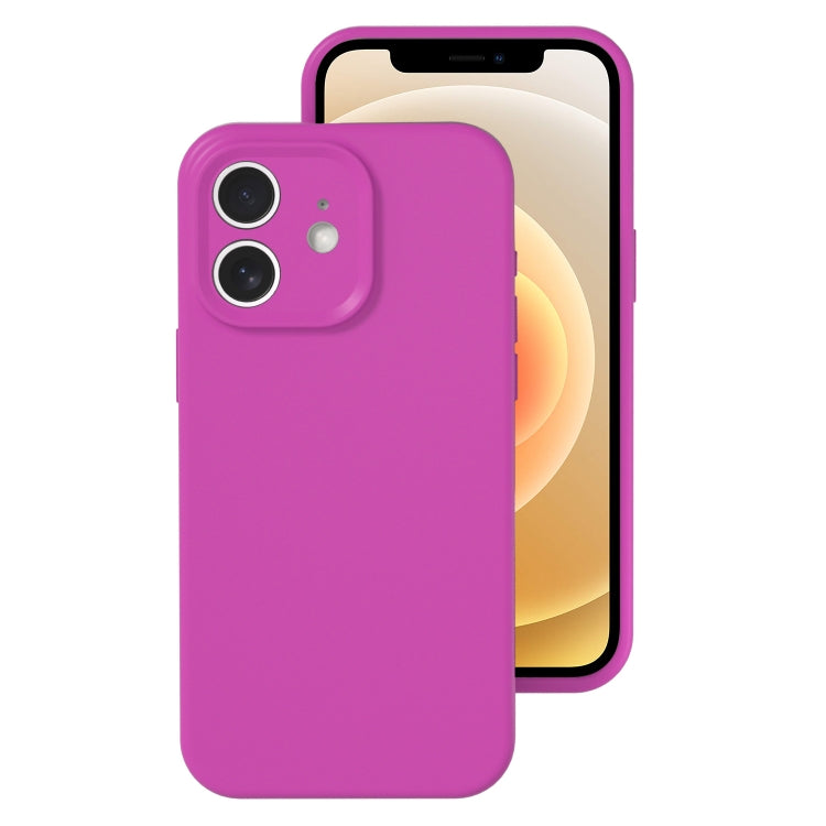 Precise Hole Liquid Silicone Jelly Color Full Coverage Phone Case, For iPhone 12�����������������...
