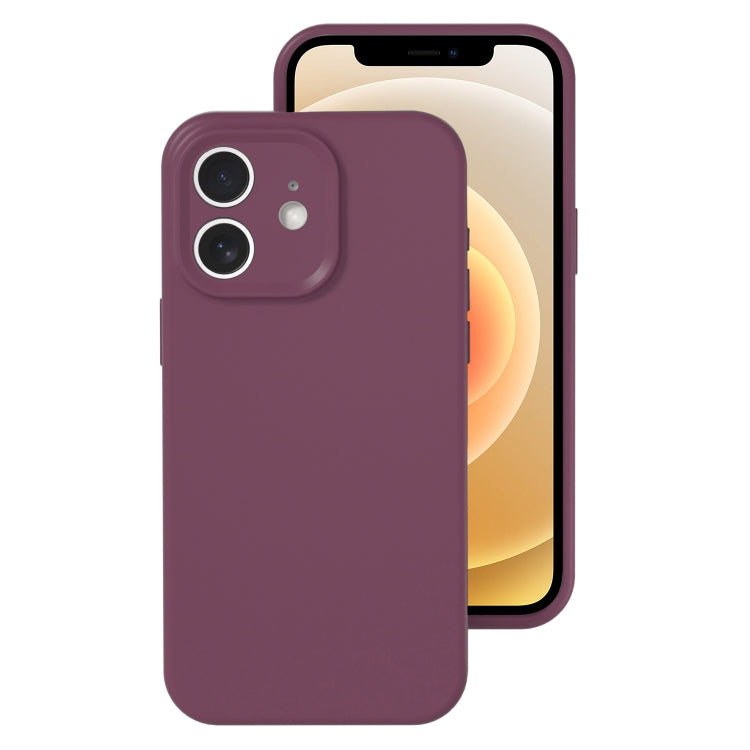 Precise Hole Liquid Silicone Jelly Color Full Coverage Phone Case, For iPhone 12�����������������...
