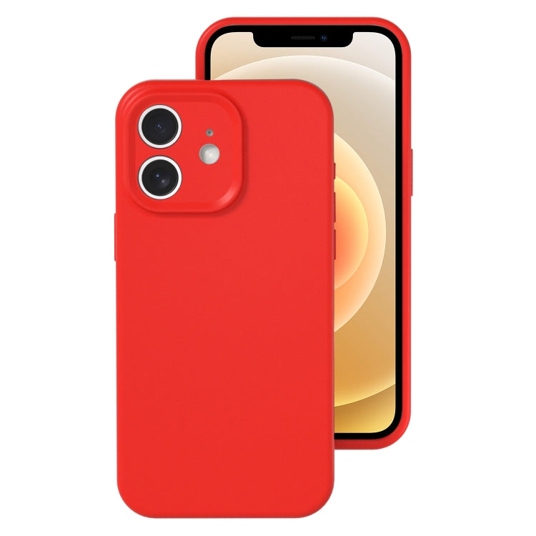 Precise Hole Liquid Silicone Jelly Color Full Coverage Phone Case, For iPhone 12�����������������...