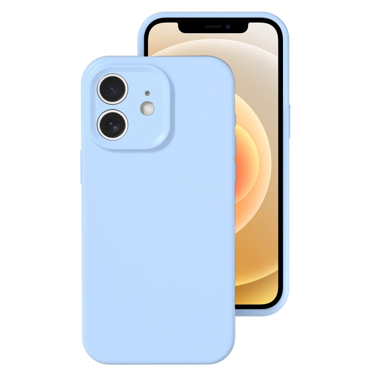 Precise Hole Liquid Silicone Jelly Color Full Coverage Phone Case, For iPhone 12�����������������...