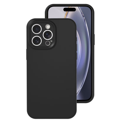 Precise Hole Liquid Silicone Jelly Color Full Coverage Phone Case, For iPhone 16 Pro Max���������...
