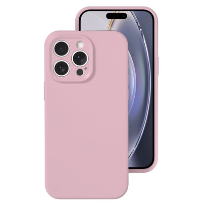 Precise Hole Liquid Silicone Jelly Color Full Coverage Phone Case, For iPhone 16 Pro Max���������...