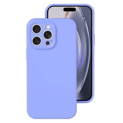 Precise Hole Liquid Silicone Jelly Color Full Coverage Phone Case, For iPhone 16 Pro Max���������...