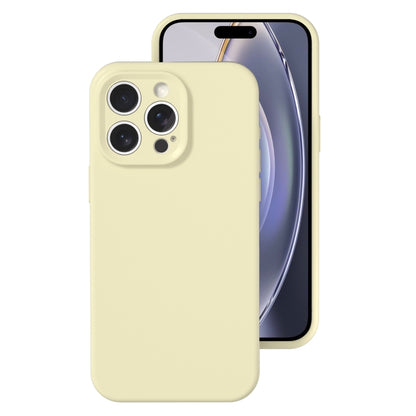 Precise Hole Liquid Silicone Jelly Color Full Coverage Phone Case, For iPhone 16 Pro Max���������...