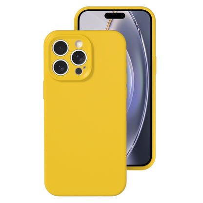 Precise Hole Liquid Silicone Jelly Color Full Coverage Phone Case, For iPhone 16 Pro Max���������...