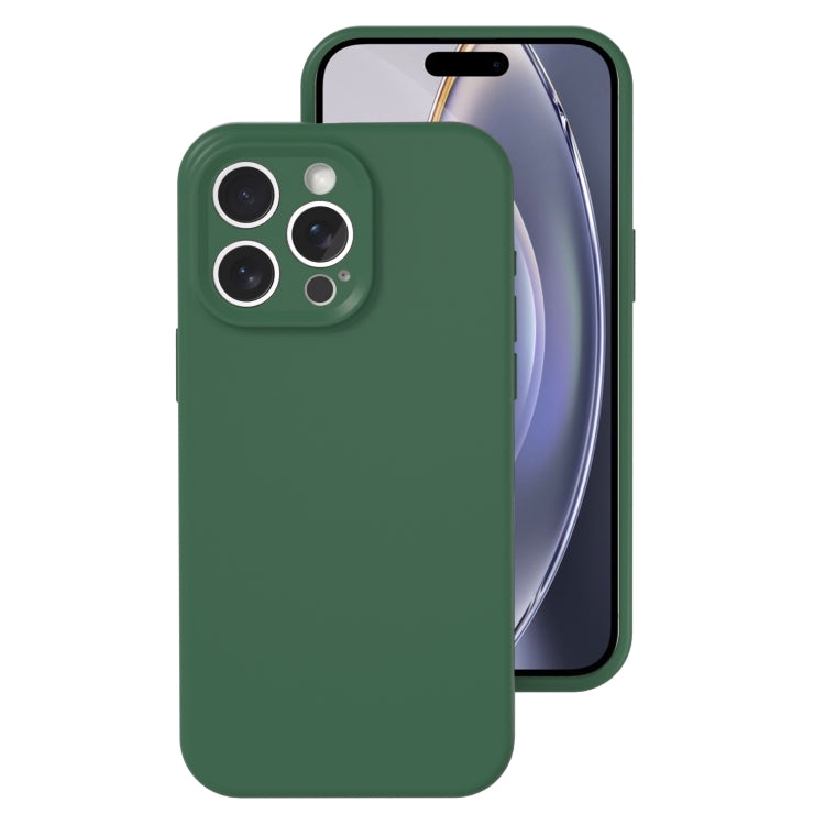 Precise Hole Liquid Silicone Jelly Color Full Coverage Phone Case, For iPhone 16 Pro Max���������...